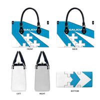 Galicia Flag Leather Bag Autonomous Community of Spain - Wonder Print Shop