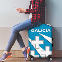 Galicia Flag Luggage Cover Autonomous Community of Spain - Wonder Print Shop