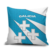 Galicia Flag Pillow Cover Autonomous Community of Spain - Wonder Print Shop