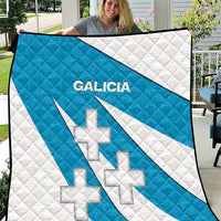 Galicia Flag Quilt Autonomous Community of Spain - Wonder Print Shop