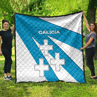 Galicia Flag Quilt Autonomous Community of Spain - Wonder Print Shop