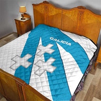 Galicia Flag Quilt Autonomous Community of Spain - Wonder Print Shop