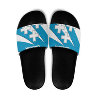 Galicia Flag Slide Sandals Autonomous Community of Spain - Wonder Print Shop