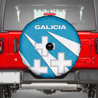 Galicia Flag Spare Tire Cover Autonomous Community of Spain - Wonder Print Shop