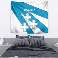 Galicia Flag Tapestry Autonomous Community of Spain - Wonder Print Shop