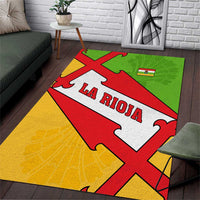 La Rioja Flag Area Rug Autonomous Community of Spain - Wonder Print Shop