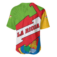 La Rioja Flag Baseball Jersey Autonomous Community of Spain - Wonder Print Shop