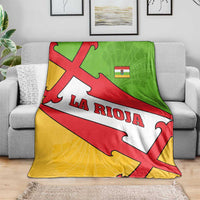 La Rioja Flag Blanket Autonomous Community of Spain - Wonder Print Shop