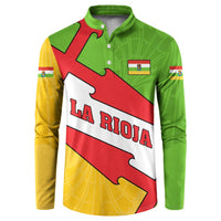 La Rioja Flag Button Sweatshirt Autonomous Community of Spain - Wonder Print Shop
