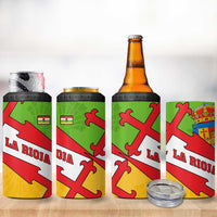 La Rioja Flag 4 in 1 Can Cooler Tumbler Autonomous Community of Spain - Wonder Print Shop