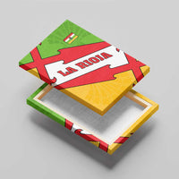 La Rioja Flag Canvas Wall Art Autonomous Community of Spain - Wonder Print Shop