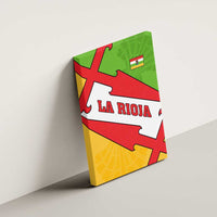 La Rioja Flag Canvas Wall Art Autonomous Community of Spain - Wonder Print Shop