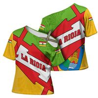 La Rioja Flag Cross Shoulder Shirt Autonomous Community of Spain - Wonder Print Shop