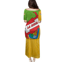 La Rioja Flag Family Matching Puletasi and Hawaiian Shirt Autonomous Community of Spain - Wonder Print Shop