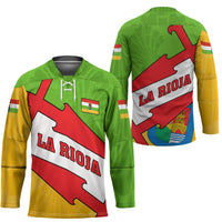 La Rioja Flag Hockey Jersey Autonomous Community of Spain - Wonder Print Shop