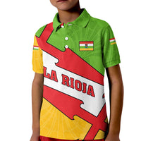 La Rioja Flag Kid Polo Shirt Autonomous Community of Spain - Wonder Print Shop