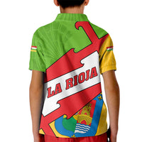 La Rioja Flag Kid Polo Shirt Autonomous Community of Spain - Wonder Print Shop