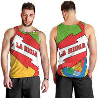 La Rioja Flag Men Tank Top Autonomous Community of Spain - Wonder Print Shop