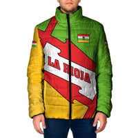 La Rioja Flag Padded Jacket Autonomous Community of Spain - Wonder Print Shop