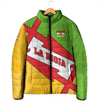 La Rioja Flag Padded Jacket Autonomous Community of Spain - Wonder Print Shop