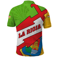 La Rioja Flag Polo Shirt Autonomous Community of Spain - Wonder Print Shop