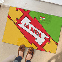 La Rioja Flag Rubber Doormat Autonomous Community of Spain - Wonder Print Shop