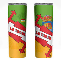 La Rioja Flag Skinny Tumbler Autonomous Community of Spain - Wonder Print Shop