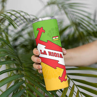 La Rioja Flag Skinny Tumbler Autonomous Community of Spain - Wonder Print Shop