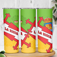 La Rioja Flag Skinny Tumbler Autonomous Community of Spain - Wonder Print Shop