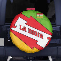 La Rioja Flag Spare Tire Cover Autonomous Community of Spain - Wonder Print Shop