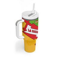 La Rioja Flag Tumbler With Handle Autonomous Community of Spain - Wonder Print Shop