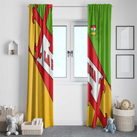 La Rioja Flag Window Curtain Autonomous Community of Spain - Wonder Print Shop
