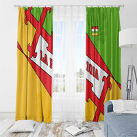 La Rioja Flag Window Curtain Autonomous Community of Spain - Wonder Print Shop