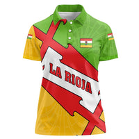La Rioja Flag Women Polo Shirt Autonomous Community of Spain - Wonder Print Shop