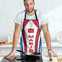 Madrid Flag Apron Autonomous Community of Spain - Wonder Print Shop