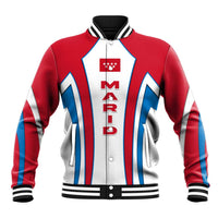 Madrid Flag Baseball Jacket Autonomous Community of Spain - Wonder Print Shop