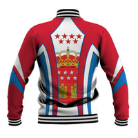 Madrid Flag Baseball Jacket Autonomous Community of Spain - Wonder Print Shop