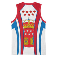 Madrid Flag Basketball Jersey Autonomous Community of Spain - Wonder Print Shop