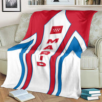 Madrid Flag Blanket Autonomous Community of Spain - Wonder Print Shop
