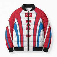 Madrid Flag Bomber Puffer Jacket Autonomous Community of Spain - Wonder Print Shop