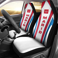Madrid Flag Car Seat Cover Autonomous Community of Spain - Wonder Print Shop