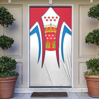 Madrid Flag Door Cover Autonomous Community of Spain - Wonder Print Shop