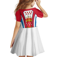 Madrid Flag Family Matching Mermaid Dress and Hawaiian Shirt Autonomous Community of Spain - Wonder Print Shop