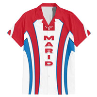 Madrid Flag Family Matching Mermaid Dress and Hawaiian Shirt Autonomous Community of Spain - Wonder Print Shop