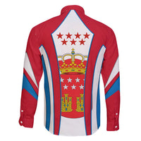 Madrid Flag Family Matching Short Sleeve Bodycon Dress and Hawaiian Shirt Autonomous Community of Spain - Wonder Print Shop