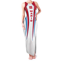 Madrid Flag Family Matching Tank Maxi Dress and Hawaiian Shirt Autonomous Community of Spain - Wonder Print Shop