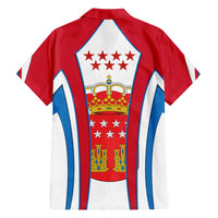 Madrid Flag Hawaiian Shirt Autonomous Community of Spain - Wonder Print Shop