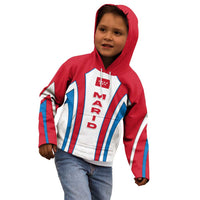 Madrid Flag Kid Hoodie Autonomous Community of Spain - Wonder Print Shop