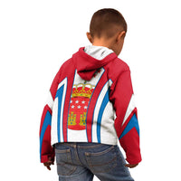 Madrid Flag Kid Hoodie Autonomous Community of Spain - Wonder Print Shop