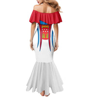 Madrid Flag Mermaid Dress Autonomous Community of Spain - Wonder Print Shop